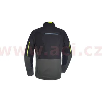 Moto bunda bunda HINTERLAND DRY2DRY™, OXFORD ADVANCED (černá/šedá/žlutá fluo) (Velikost: S) 2H579912