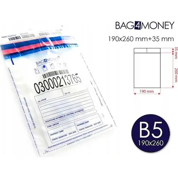 Obálka Bezpečnostní obálky Mmts B5 průhledné 50 kusů