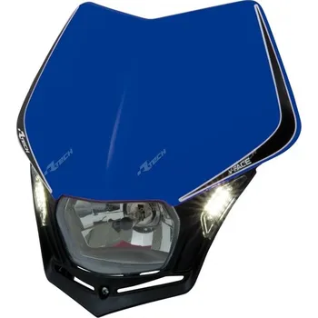 RACETECH V-Face přední světlo LED modré R-MASKBLNR009