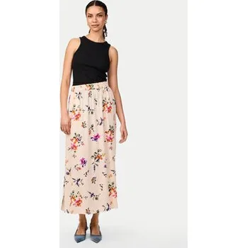 Dámská sukně YAS Midi sukně Asina 26034011 Écru Regular Fit 40