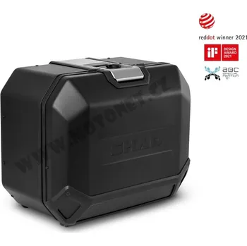 Motodoplněk Kompletní sada bočních černých hliníkových kufrů SHAD TERRA BLACK 47L/47L , včetně montážní sady SHAD HONDA NC 750 X 2021- 2H508588