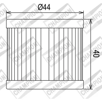Filtr pro motocykl Olejový filtr CHAMPION COF031 100609065 SUZUKI UH 125 Burgman 2002-2012