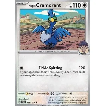 Volný čas Pokémon JTG 138/159 Hop's Cramorant - Journey Together Stav: Near Mint, Verze: NORMAL