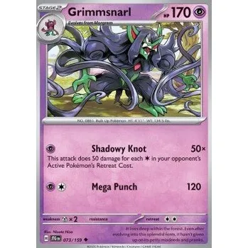 Volný čas Pokémon JTG 073/159 Grimmsnarl - Journey Together Stav: Near Mint, Verze: NORMAL
