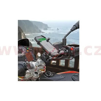 kompletní sestava držáku pro velké mobilní telefony X-Grip se "Snap-Link&nbsp;Tough-Claw" upínaním na řidítka, RAM Mounts RAM-HOL-UN10-400