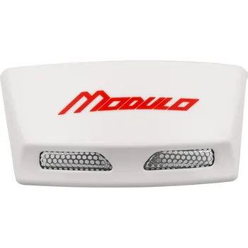 Helma na motorku zadní kryty ventilace pro přilby Modulo 2.0, CASSIDA (bílá lesklá, vč. červeného loga) 2H792863