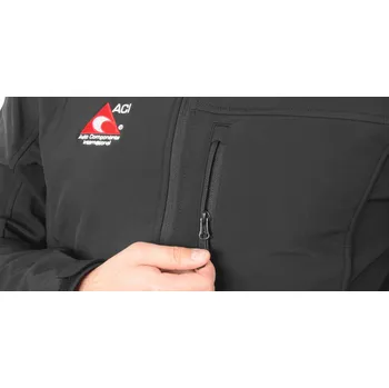 Cyklistická bunda Bunda ACI Softshell černá (Velikost: M) 601M