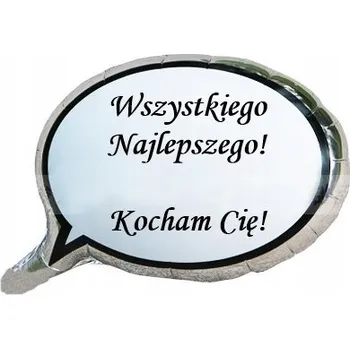 Balónek NAPIŠTE NĚCO! Balón na psaní fixem Obláček XXL