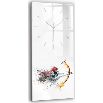 Hodiny Nástěnné hodiny Wallfluent oranžové odstíny 30 cm