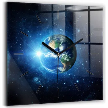 Hodiny Nástěnné hodiny Wallfluent černé 30 cm