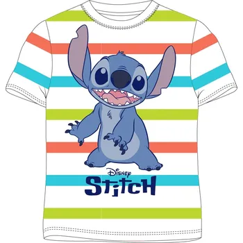 Chlapecké tričko DOVOZ EU Chlapecké tričko Disney Stitch proužek Velikost: 128