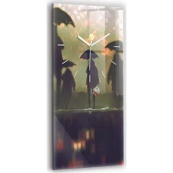 Hodiny Nástěnné hodiny Wallfluent černé 30 cm