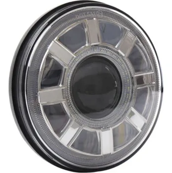 Elektroinstalace pro motocykl Maska se světlem CUSTOMACCES REVOLVER HL0014N s podpěrou černý HARLEY DAVIDSON FLHR Road King 1584 2009-2010