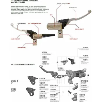Motodíl HYDRAULICKÁ SPOJKA SYS CRF450R 13-14 2100030