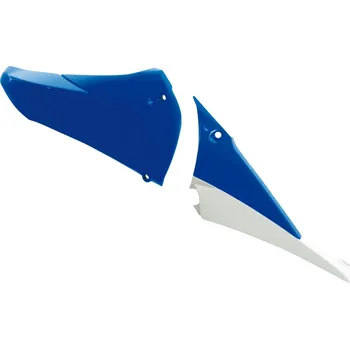 Auto-moto vrchní díl spoileru chladiče (Yamaha YZ 450 F 10-13), RTECH (modro-bílý) YAMAHA YZ 450 F 2010-2013