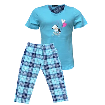 Dámské pyžamo n-feel Dámské pyžamo Benter - H859 Barva: Tyrkysová, Velikost: XXL