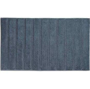 Protiskluzová podložka KELA Megan 100 × 60 × 1,6 cm, 100% bavlna, kouřově modrá