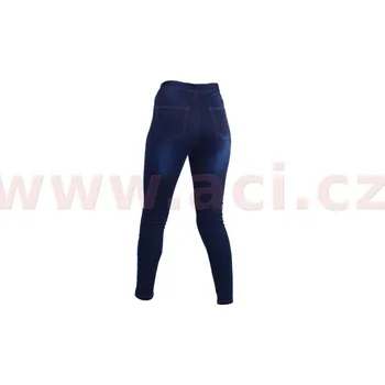 Moto oblečení ZKRÁCENÉ kalhoty SUPER JEGGINGS 2.0, OXFORD, dámské (modré indigo) (Velikost: 6/26) 2H187083