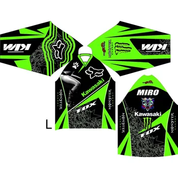 Moto dres Dres na zakázku Motokros, Enduro, MTB, BMX, DH, 225 2H1128307