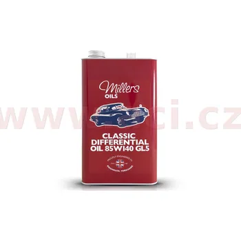 Motorový olej MILLERS OILS Classic Pistoneeze Differential Oil EP 85W-140 GL5 - hypoidní minerální olej (v plechovém retro obalu) 5 l 79305