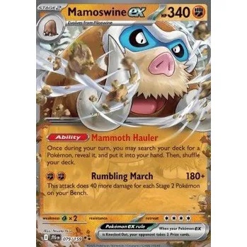 Karetní hra Pokémon JTG 079/159 Mamoswine ex - Journey Together Stav: Near Mint