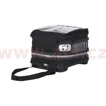 Zavazadlo na motocykl tankbag na motocykl F1 QR, OXFORD (černý, s rychloupínacím systémem na víčka nádrže, objem 18 l) TRIUMPH Tiger 1050 2007-2013