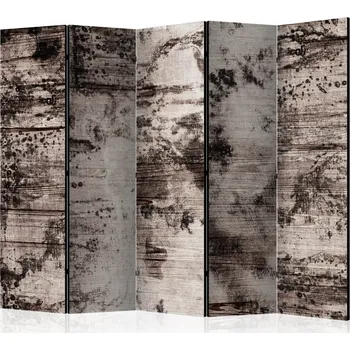 Paraván Paraván 5dílný - Opálené dřevo II