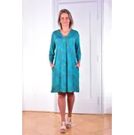 Dámské šaty HAJO 10547 593 D Kleid m.grafischem Druck 3/4 593 dk smaragd velikost 40