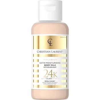Tělové mléko Christian Laurent Saténové hydratační tělové mléko se zlatým prachem