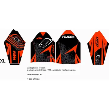 Moto dres Dres na zakázku Motokros, Enduro, MTB, BMX, DH, 237 2H1128319