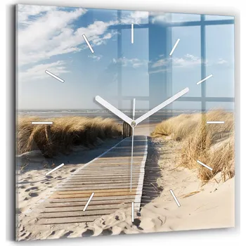 Hodiny Nástěnné hodiny Wallfluent bílé 30 cm