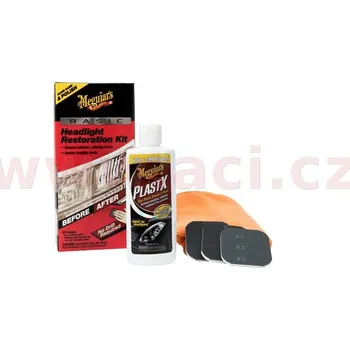 Motokosmetika MEGUIARS Basic Headlight Restoration Kit - základní sada na oživení světel G2960