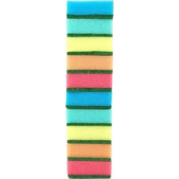 Mycí prostředek Sada houbiček na mytí nádobí | Kuchyňské mycí houbičky | 10 kusů