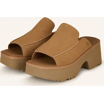 Dámské sandále Ugg Dámské Pantofle Na Platformě, koňaková, 40