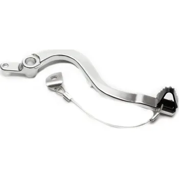 Brzdový pedál MOTION STUFF 83P-0211002 silver body, black steel fixed tip Pevný hrot z oceli 2H26666
