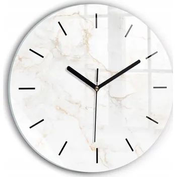 Hodiny Nástěnné hodiny Wallfluente bílé 30 cm