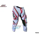 Kalhoty motokros PROGRIP 6012 TOP LINE - šedo-červeno-černé - velikost 38 PG6012-TW-38