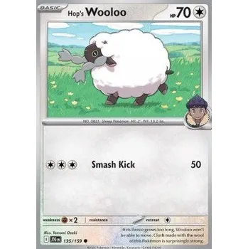 Volný čas Pokémon JTG 135/159 Hop's Wooloo - Journey Together Stav: Near Mint, Verze: NORMAL