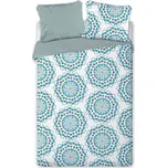 FARO Francouzské povlečení Mandala blue Bavlna, 220/200, 2x70/80 cm (FA-031183)
