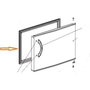 Příslušenství pro lednici ❄️ Gorenje Mora - Těsnění dveří do mrazničky 638117 - Originální náhradní díl pro dokonalou těsnost a úsporu energie v domácím spotřebiči