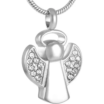 Náhrdelník Náhrdelník - pamětní přívěsek, pietní přívěsek, přívěsek na popel andělíček - Náhrdelník - pamětní přívěsek, pietní přívěsek, přívěsek na popel andělíček