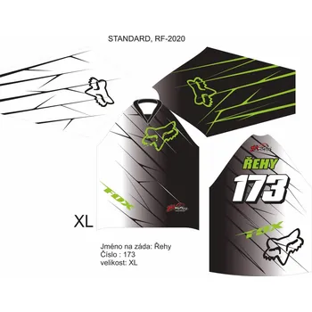 Moto dres Dres na zakázku Motokros, Enduro, MTB, BMX, DH, 153 2H1128150