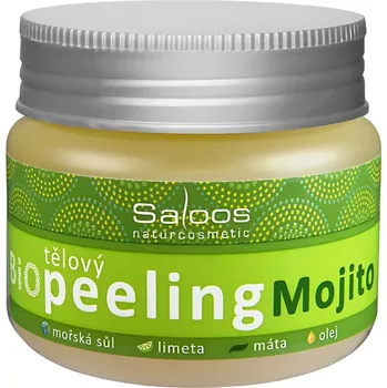 Tělový peeling SALOOS Bio tělový peeling Mojito 140ml (Jemně odstraňuje odumřelé buňky)