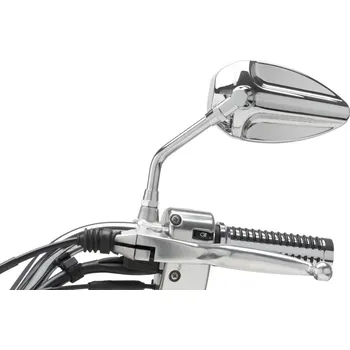 Zrcátko pro motocykl Zpětné zrcátko CUSTOMACCES COOL JR0012J Nerez pár HARLEY DAVIDSON FLSTF Fat Boy 1340 1990-1999