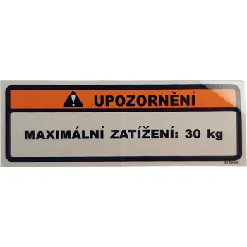 Motodíl LABEL, FRONT CARRIER 515644