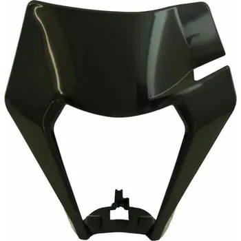 přední maska enduro KTM, RTECH (černá) KTM EXC-F 250 2020-2021