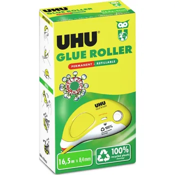 Lepicí páska UHU korekční páska Glue Roller Permanent Refillable 8,4 mm x 16,5 m