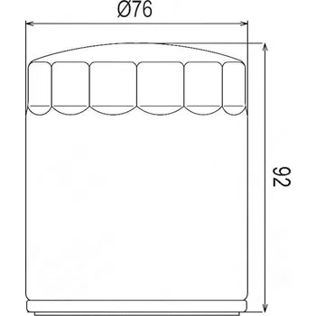 Filtr pro motocykl Olejový filtr CHAMPION COF070B 100609965 HARLEY DAVIDSON FLSTF Fat Boy 1340 1990-1998