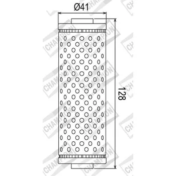 Filtr pro motocykl Olejový filtr CHAMPION COF061 100609175 BMW R 100 R Roadster (Classic) 1991-1996