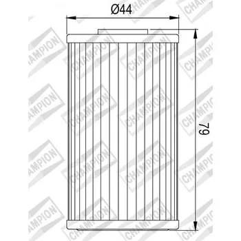 Filtr pro motocykl Olejový filtr CHAMPION COF462 100609375 100609375